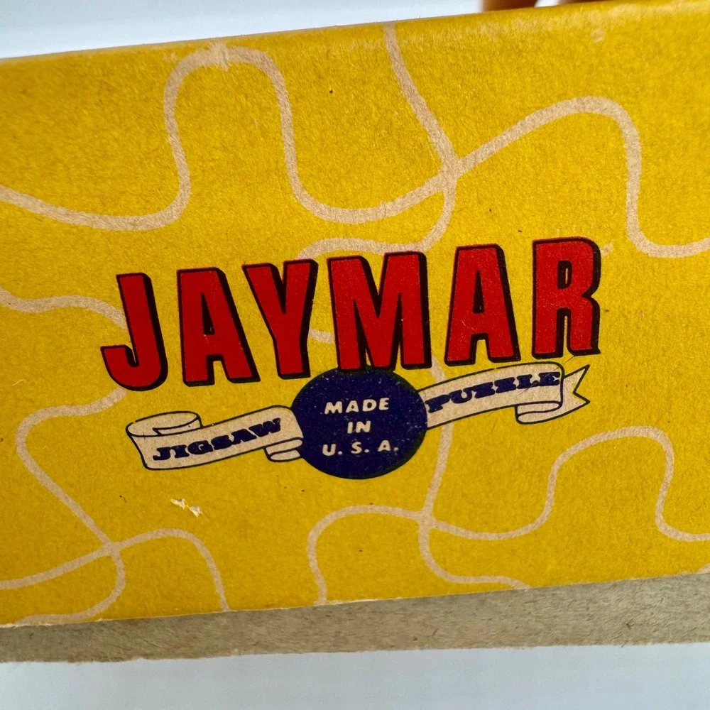 Vintage 1952 Jaymar Walt Disney Donald Duck Kiddies Jig Saw Puzzle 2899 MCMLII‎